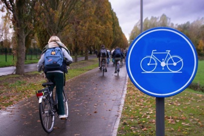 Veilige stad fietsen